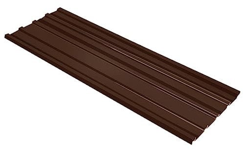 vidaXL 12x Panel para Tejado Acero Galvanizado Casa Hogar Jardín Bricolaje Techo Bóveda Techumbre Cubierta Azotea Placa Tabla Tablón Lámina Marrón