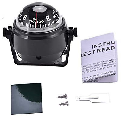 Compas électronique de Boule de Vision Nocturne, Compsss de Bateau, réglable pour la Navigation précise de véhicule de Bateau
