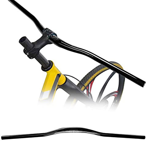 Alomejor 31,8 Mm Mountainbike Lenker Aluminiumlegierung Fahrrad Bars Langlebiger Fahrradlenker 800 Mm für XC/AM/(Schwarz)