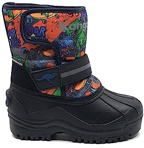 KangaROOS Jungen K-shell Ii Stiefel, Dk Navy Dino, 31 EU