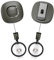 MNGARISTA 2 Pack Llavero retráctil de metal resistente con clip de cinturón, 226,8 g de retracción, 80 cm de cable de acero, aleación de zinc ID Badge Reel Llavero Retractor