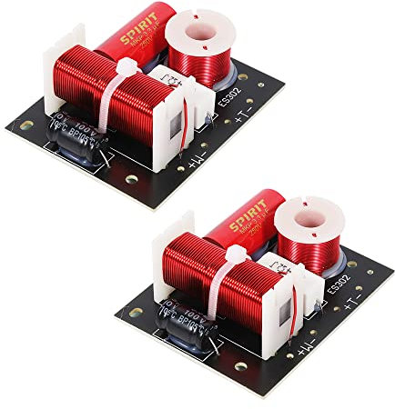 VOANZO 2PCS 150W Speaker Crossover 2 Way Crossover High and Low Frequency Crossover Crossover Point 3200Hz for HI-FI Bookshelf Speakers Centre Speakers Surround Speakers