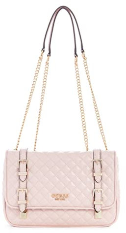 GUESS Adam Convertible Flap, Crossbody, Rabat en bandoulière Femmes, Rose pâle, Taille Unique