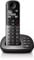 Philips XL4951DS/38 Schnurloses DECT-Telefon mit Anrufbeantworter – große Tasten – Schwarz