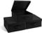 Augfox 3 Pack Collapsible Storage Box - Photo Storage Boxes, Storage Boxes with Lids Fabric for Clothes, Books, and Toys (Black, 36x32x16cm)