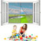 Magnet Insektenschutz Balkon Fenster, 145x195 cm Vorhang Fenstervorhang Moskitonetz TerrassenFenster Fliegennetz Insektenschutzgitter für Fenster Balkon Insektenschutz Fenster Vorhang- Grau H