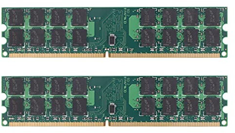 IGUATU Lot de 2 barrettes de mémoire RAM DDR2 4 Go 800 MHz PC2-6400 pour ordinateur de bureau 240 broches pour système AMD haute compatibilité