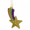 MIJOMA Christbaumschmuck Pride - Weihnachtsbaum-Anhänger im Regenbogen Design mit Glitzer-Effekt für echte Feierlichkeit. Größe 10cm. Baumschmuck bruchsicher und stilvoll. (Regenbogen- Stern)