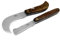 Coltello Artigianale Roncola Mezzaluna Coltelli per innesti Manico in Legno Pieghevole Coltello Da Tasca Coltello Innesto Roncola