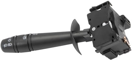 Attisfiera Commodo Beleuchtung und Blinker für VIVARO Espace LAGUNA TRAFIC 4410524 Lenksäulenschalter 2-Wege Metallschalter Schwarz AUF-AUF-AN