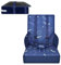 HENGMEI Sitzerhöhung Stuhl Essstuhl Baby Hochstuhl Tischsitz Stuhlkissen Kinder Babysitz Sitzkissen Stuhl mit Verstellbar Sicherheitsgurt SitzerhöHung, Blau