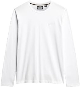 Superdry Essential Logo Long Sleeve T-Shirt L Optic