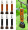 SPORWAY 6 Stück Kuhglocke, Kleine Glocke, Glocke Zum Aufhängen, Metall Vintage Mini Kuhglocke Glocken Dekorationen schlüsselanhänger mit Glocke Vielseitig Kompakt und Tragbar kuhglocke Drum
