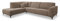 VENASI MÖBEL Ecksofa ohne Schlaffunktion Sofa L-Form Links/Rechts Eckcouch Couchgarnitur Couch (Braun, Links)