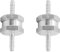 Lot de 2 4mm Clapets de Non-Retour, Valve Anti Retour Carburant, Clapet Anti Retour Filtre a Gasoil en Aluminium à Sens Unique pour Essence Systèmes de Carburant à Basse Pression (4mm)