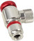 Cabezal inflator CO2 Cabeza inflatadora para Bicicletas neumáticos y válvula de Plata Schrader Bomba de neumáticos para Bicicletas compatibles con Aluminio de Aluminio de Aluminio