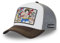 Capslab Strohhut Bande One Piece Weiß Braun Grau Verstellbare Truckercap - One-Size