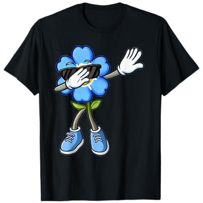 Vergissmeinnicht Dabbing |Lustige Blume mit Vergissmeinnicht T-Shirt