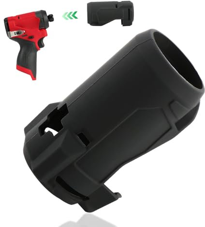 49-16-3453 Schlagschutzstiefel für 1/4-Zoll-Sechskant-Schlagschrauber für Milwaukee M12 Fuel 3453-20 Schutzstiefel-Zubehör, Werkzeuge, Schwarz