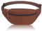 Bauchtasche Herren und Damen stylische Gürteltasche für maximalen Stauraum 3 Fächer jeweils mit Reißverschluss für alle Aktivitäten geeignet Reise (Braun)