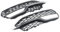 JGUYC 2 pezzi griglia fendinebbia paraurti anteriore a nido d'ape for AA//u//d//i A3 S-Line S3 2013-2016, OEM n.: 8V3807681G / 8V3807682G(Silver)