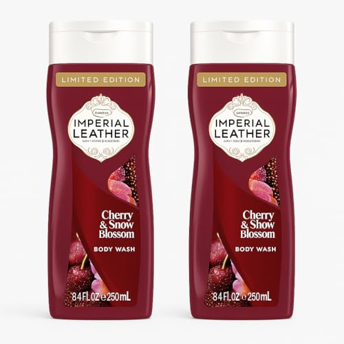 Imperial Leather Cherry & Snow Blossom Body Wash, Limited Edition, 250ml, Pack of 2