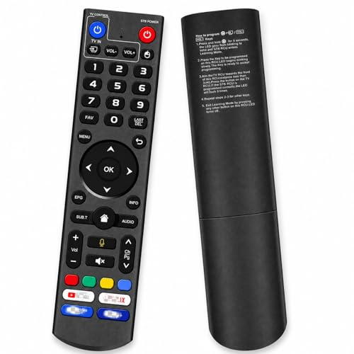 V3 Plus, V3 Pro Voice Remote Control, Compatible with vSeeBox Elite and Max TV Box V5 V2 V1 Pro, Max, Elite Replacement Models, Used for Intelligent Bluetooth Voice Search and Easy Pairing