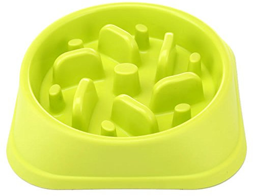 BESTOO Gamelle pour Chien d'alimentation Lente Slow Feeding Conception Anti-dérapante Fun Interactive Nourrir Les Chiens (Vert-2)