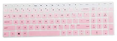 Non-brand Cubierta De La Piel del Teclado De Escritorio De Silicona para HP 15.6 Pulgadas BF Portátil - Rosa Claro