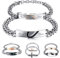 Kim Johanson Edelstahl Pärchen Armbänder *Verschiedene Motive & Farben* in Roségold, Gold & Silber Freundschaftsarmband, Geschenk, Schmuck für Paare inkl. Schmuckbeutel (Real Love)