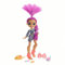 Cave Club GTH02 - Pyjamapartyspaß Roaralai Puppe, bewegliche Puppe mit lilafarbenen Haaren und Zubehörteilen, Geschenk für Kinder ab 4 Jahren, multicolor