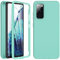 Hülle für Samsung S20 FE, Galaxy S20 FE Handy-Hülle, 360 Grad Rundumschutz Stoßfest Case Schutzhülle Liquid Silikon Handyhülle TPU Robust Bumper Outdoor Cover Mit Eingebautem Displayschutz, Hellgrün