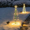Solar LED Weihnachtsbaum Lichterketten - Weihnachtsbaum Dekoration Solar Lichterkette Wasserdicht, Solarlampe Garten Solarleuchten Außen,Weihnachtsbeleuchtung Outdoor Dekor für Garten,Balkon,Terrasse