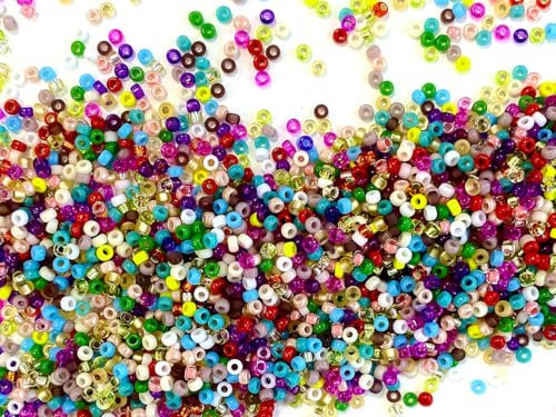 Mélange de perles de rocaille en verre japonais Miyuki (Seed Beads) 5 g 15/0
