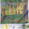 Berkin Arts Kunst Dekor Wandteppich mit Landschaft Design, Wandbehang Tapisserie, ästhetischer Kulisse Weinlese Blumen für Schlafzimmer 150 x 200 cm (Georges Seurat - Ein Sonntag auf La Grande Jatte)
