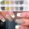 RUNRAYAY 60Pcs snake Luxury Nail Art Rhinestone, 3D Dangle Nail Art Charms Crystal Gems Nail Diamond for Girl Women DIY Nail Design Craft Jewelry Making with a Box, 5 Styles
