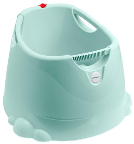 baby-walz Basics Badeeimer Deluxe XL türkis - Schnellentleerungsstopfen mit Sicherheitsschlüssel - integrierte Wasserstandsanzeige - ab 12 bis 36 Monate