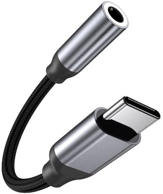 Magnet, USB C Headphone Jack Adapter 3.5 mm Digital Audio Type C to AUX Audio Stick High Resolution DAC Chip Compatible with i-Phone 15 Pro/Max, for Samsung Galaxy S23 S22, Pixel
