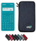 Casio fx-220 Plus 2nd Edition inkl. WYNGS Schutztasche Blau - Wissenschaftlicher Taschenrechner - Basic Paket