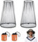 yotutun 2 Stück Moskitonetz Kopf, Mückennetz Kopf mit Tragetasche Mosquito Kopf-Kescher Gesichts-Ineinander Greifen Net Kopfschutz-Netz für Outdoor Lovers, Imkerei, Klettern, Angeln