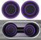 YQQYG 2 Pack Car Coasters for Cup Holders, 7 Cm/2.75 Inch Silicon Car Cup Holder Coaster, No-Slip for Vehicle Interior (Purple)