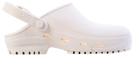 REPOSA Eco - Zoccoli Donna e Uomo in Gomma Comodi, Leggeri, Antishock, Ideali per Casa, Giardinaggio, Fai da Te - Ciabatte Donna Anatomiche con Fori Laterali, Laccetto Ribaltabile, Effetto Antiscivolo