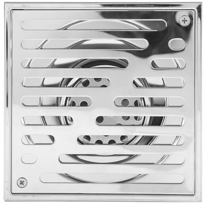 Stainless Steel Square Shower Drain for Bathroom (150 * 150mm) | Bathroom Floor Drainage Channel Anti Odor Insert Drainer for Home Restaurant Kitchen Washroom Toilet