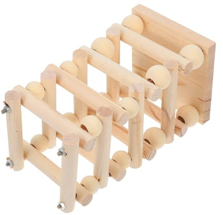 DIYEAH Holz Futterrack für Kaninchen Grasspender Mehrzweck Futterhalter für Kleine Haustiere Wie Hasen Hamster Meerschweinchen und Chinchillas Langlebig und Einfach zu Verwenden