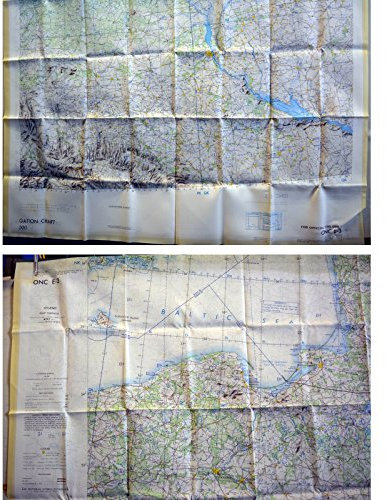 Fliegerkarte Silk Map von Kiev (Ukraine) und Wien (Österreich) 1:1.000.000