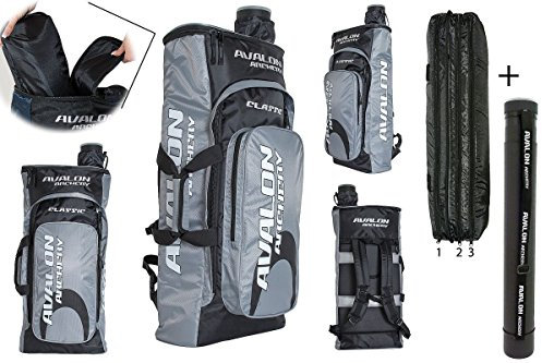 Avalon New Classic Rucksack Bogenrucksack mit Pfeilröhre grau