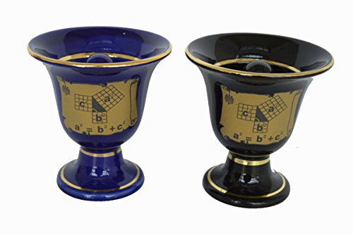 2 articoli Pitagora tazze di giustizia Teorema Pitagorico Matematica Antica