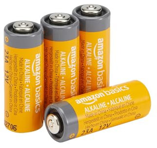 Amazon Basics, 4 batterie alcaline 23A, 12 Volt, lunga durata
