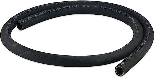 Fittingteile - Meterware Hitzebeständige Gummischläuche OLN M4M (bis +135°C) für Druckluft Vakuum Schmieröl (Schlauch Ø innen: 6,0 mm)