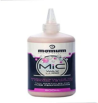 Momum - Mic Wax Lube - Lubricante cadena bicicleta - Aceite Cerámico Bici en Seco - Lubricante de cera - Aceite cadena bicicleta - 500 ml